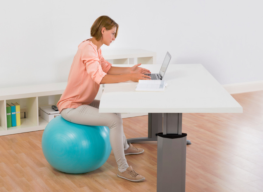Is It A Good Idea To Sit On My Gym Ball Instead Of A Chair?  Posture Tips From Your West Vancouver Chiropractor