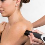 A patient treated for Calcific Tendonitis with Shockwave Therapy
